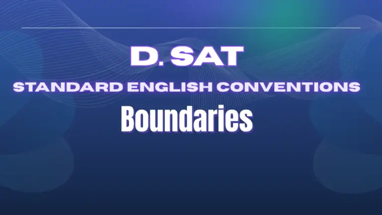 RW Boundaries