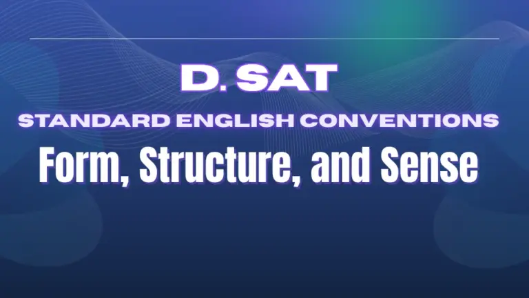 RW Form, Structure, and Sense