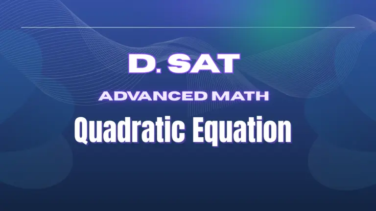 Quadratic Equation
