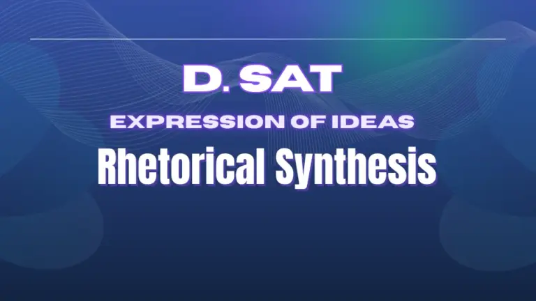 RW Rhetorical Synthesis