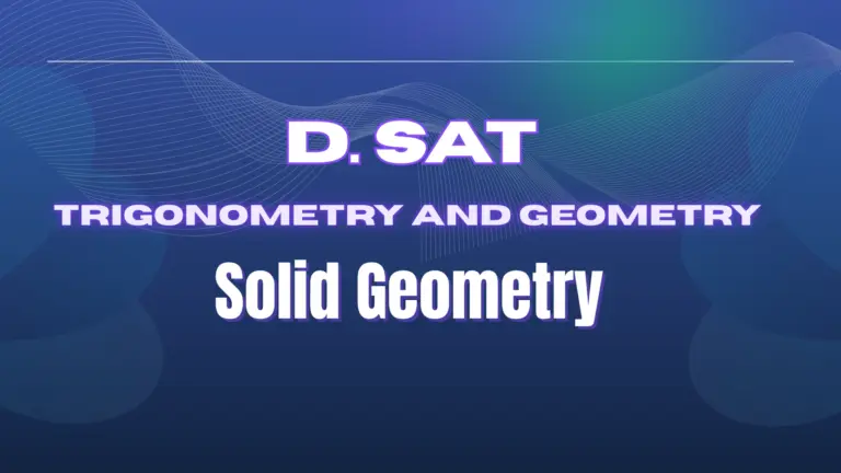 Solid Geometry 