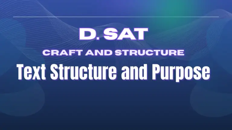 RW Text Structure and Purpose